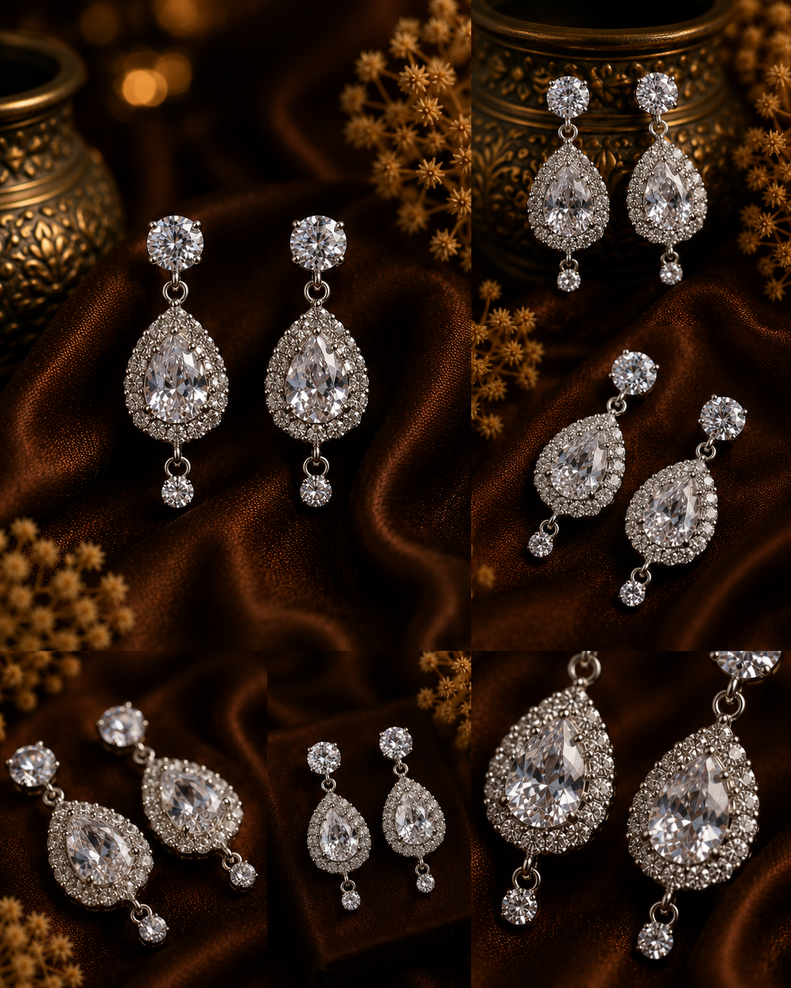 The Imperial Ivory Glow Jhumkas