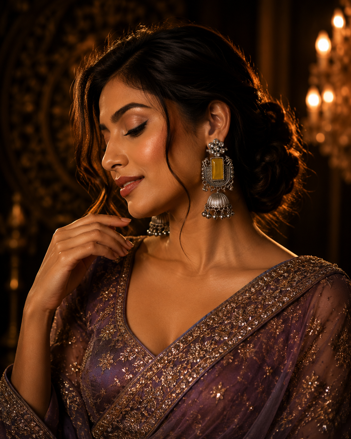 The Maharaja Gajraj Jhumkas