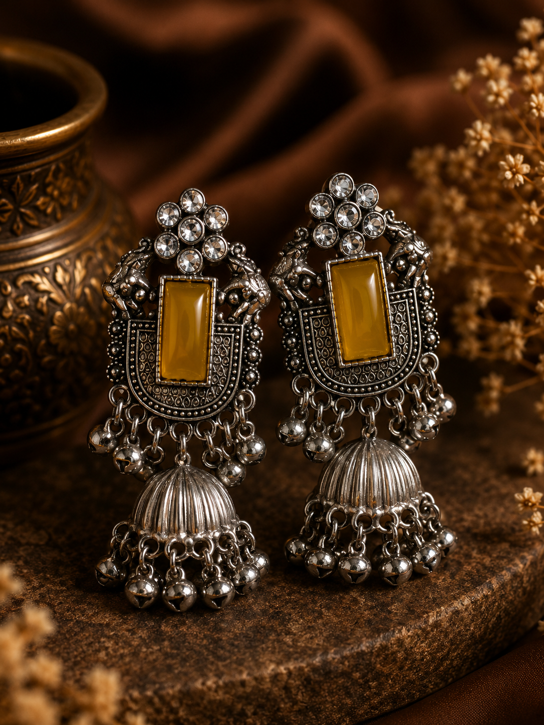 The Maharaja Gajraj Jhumkas