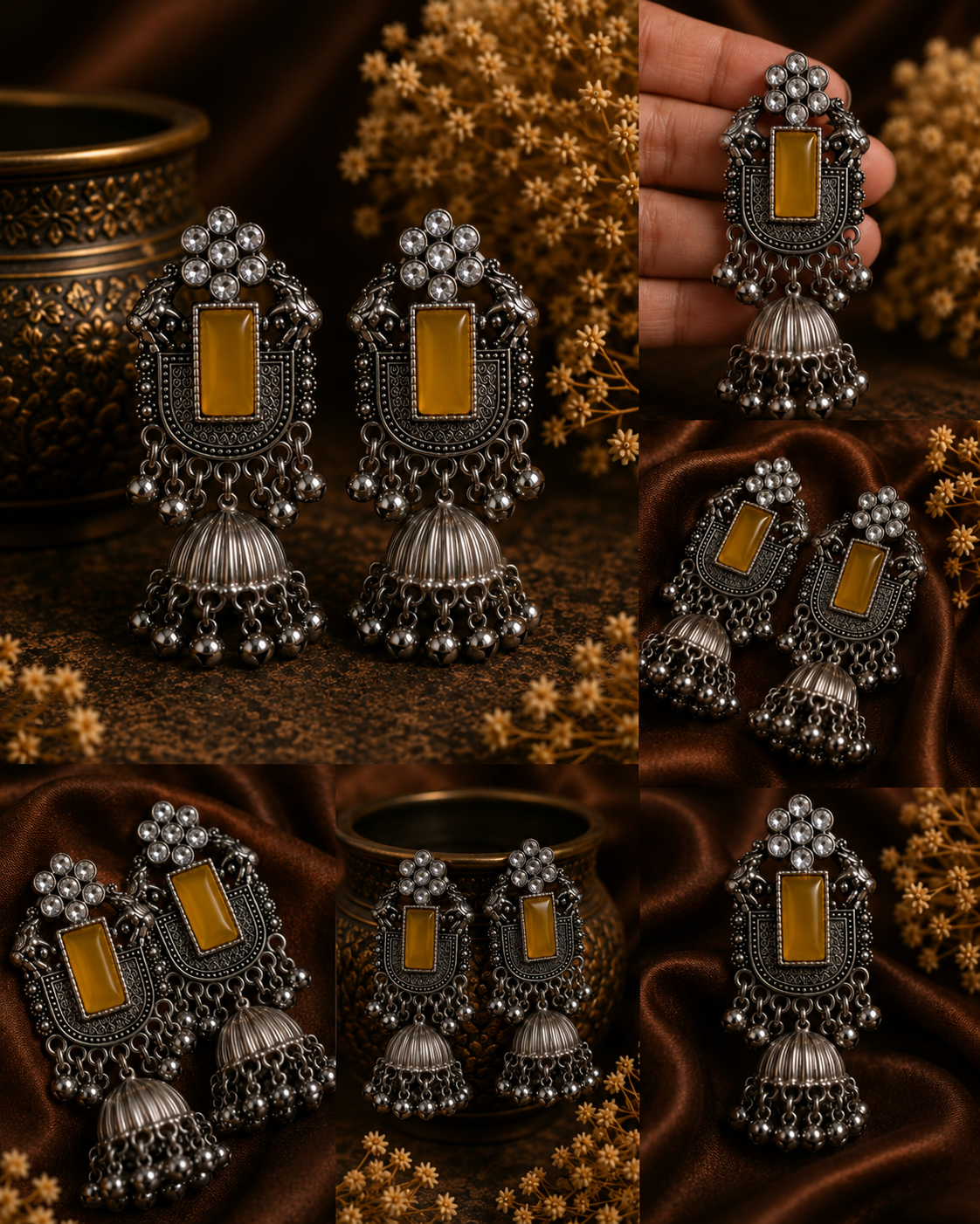 The Maharaja Gajraj Jhumkas