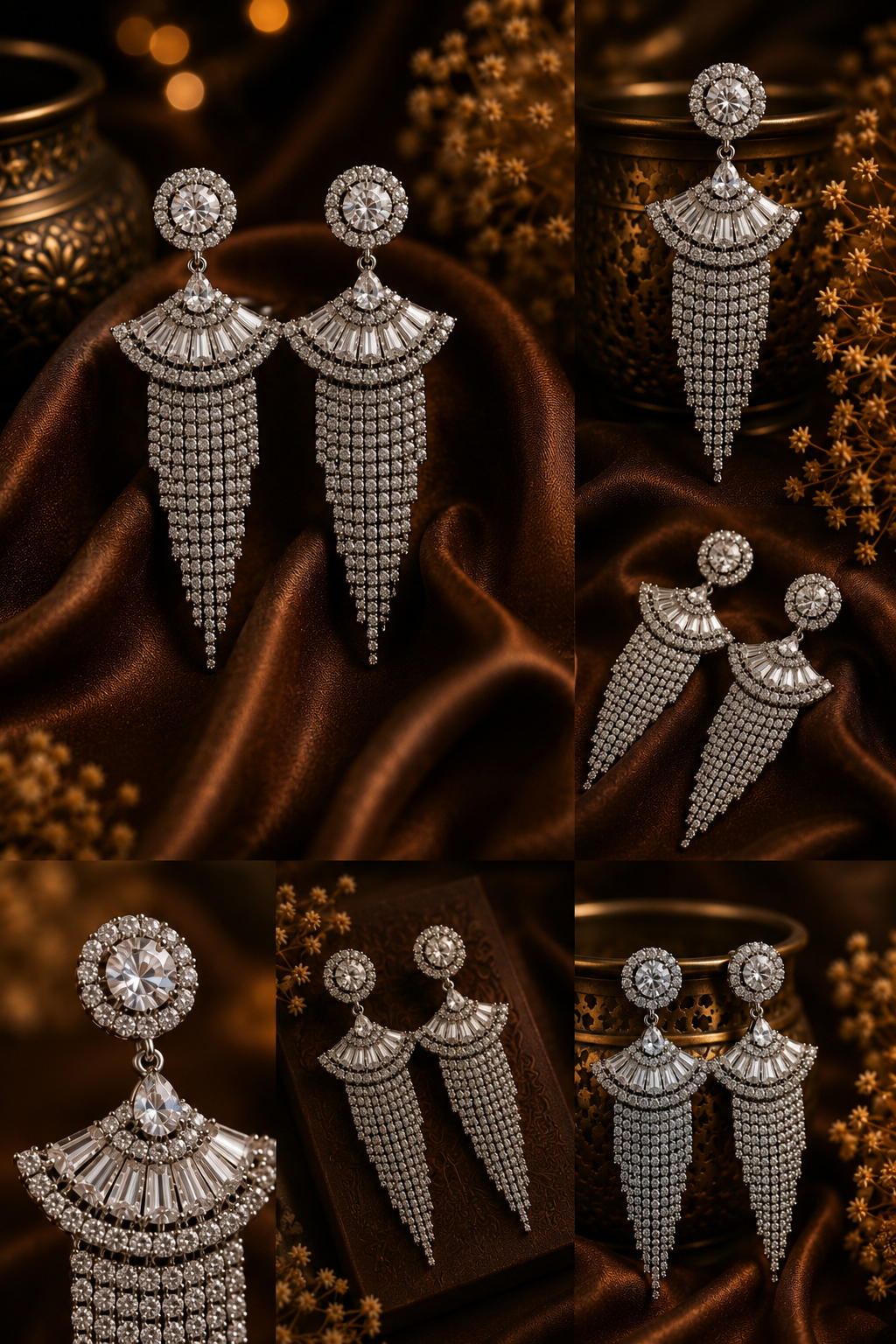 The Noor Mahal Jhumkas