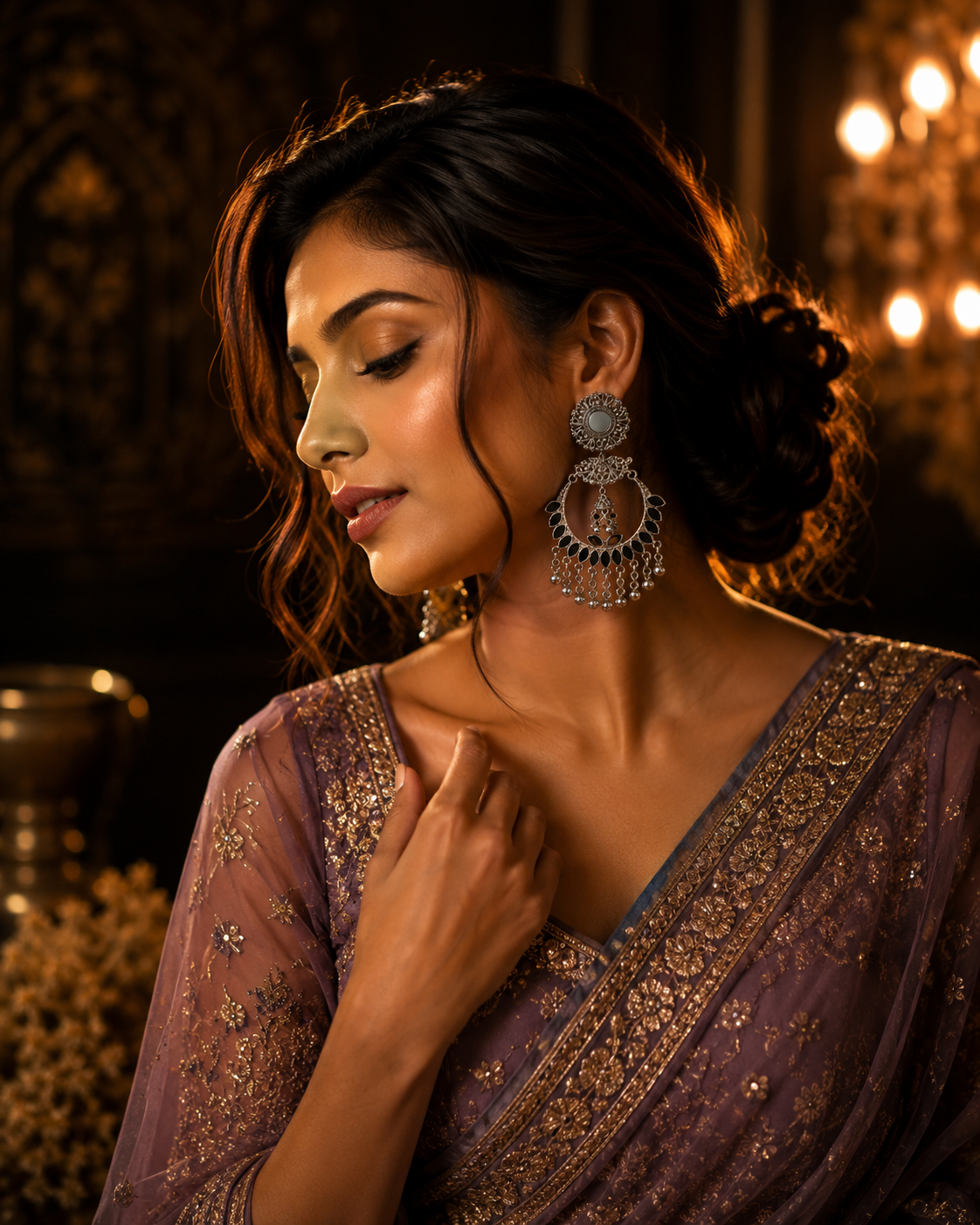 The Rajputana Kaajal Jhumkas
