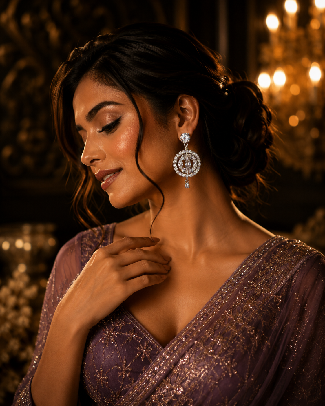 The Taj Chandrika Jhumkas
