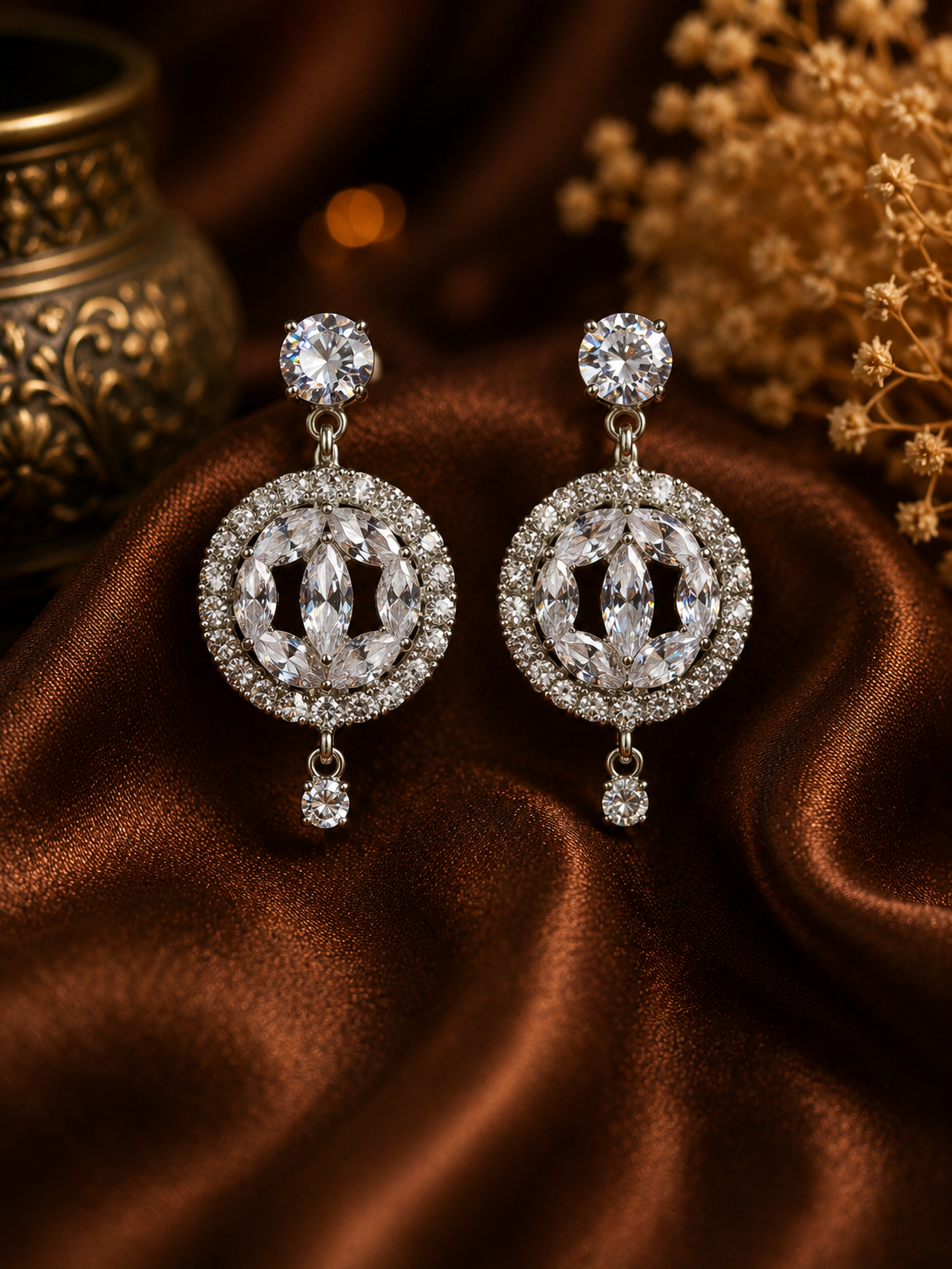 The Taj Chandrika Jhumkas